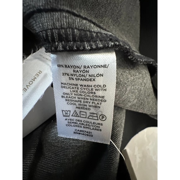 LOFT‎ Black Leopard Print stretch skirt Size XS - Picture 4 of 6